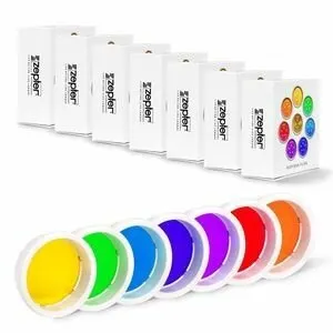 Комплект цветофильтров для аппарта светотерапии Bioptron Pro 1/ 7 штук от Zepter