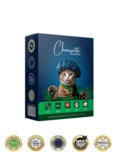 Гранулированный наполнитель для кошачьего туалета Choupette Exclusive Pine