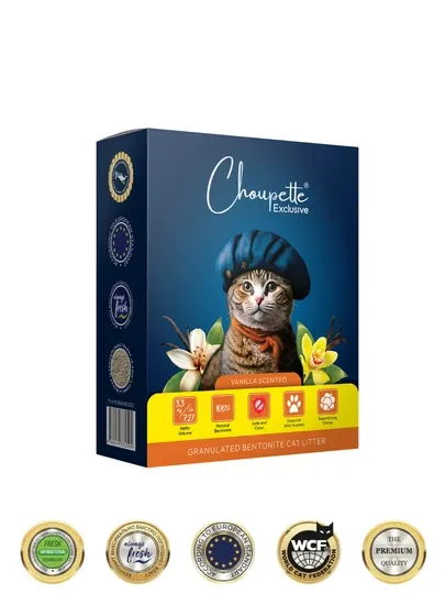 Гранулированный наполнитель для кошачьего туалета Choupette Exclusive Vanille