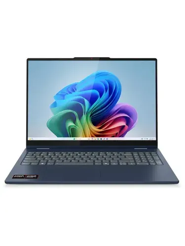Lenovo IdeaPad 5 2-in-1 16AKP10 Ноутбук 16", AMD Ryzen AI 7 350, RAM 16 ГБ, SSD 1024 ГБ, AMD Radeon Graphics, Windows Home, (83KU0013US), синий, Русская раскладка