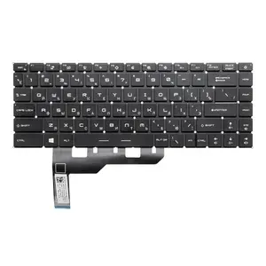 Клавиатура с RGB подсветкой (Per-Key) для ноутбуа MSI GP66 Leopard 11UG 10UG 11UH , GE66 Raider 10SE 10SGS 10SFS 10UH 12UGS 11UH 10SF 10UG 12UHS / GS66 Stealth 12UGS 12UHS 10UH