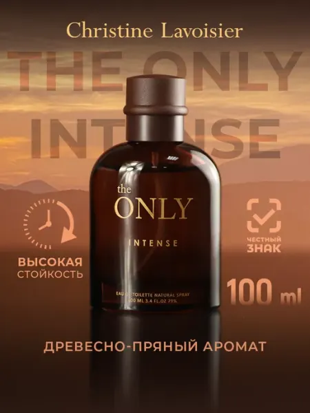 CHRISTINE LAVOISIER PARFUMS Туалетная вода мужская The Only Intense, 100 мл