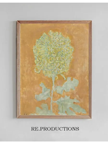 Re.productions Постер Chrysanthemum - Piet Mondrian
