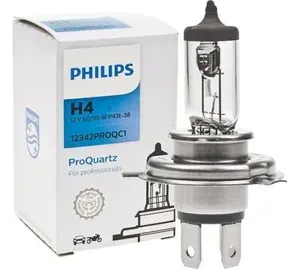Лампа автомобильная галогенная H4 PHILIPS ProQuartz 12V 60/55W 1шт.