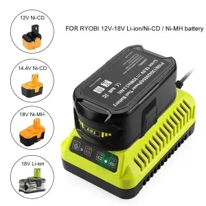 3A Ni-Cd Ni-Mh литиевое зарядное устройство для аккумулятора Ryobi 12V-18V P102, P107, P103, P104, P105, P106, P108 P117 P118