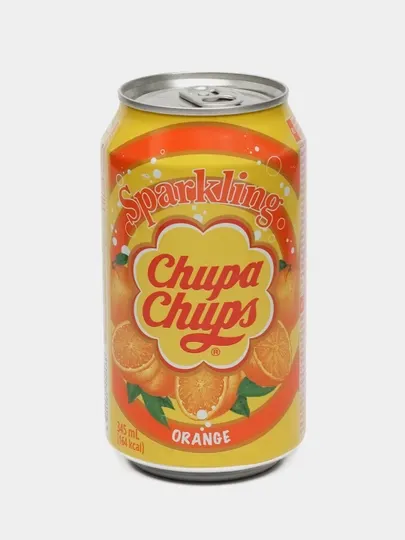 Газированный напиток со вкусом винограда Chupa Chups Orange, 345 мл