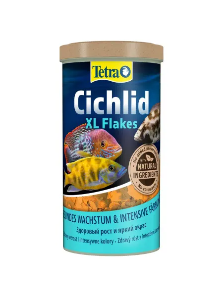 TETRA Корм для цихлид Cichlid XL Flakes 1000 мл хлопья