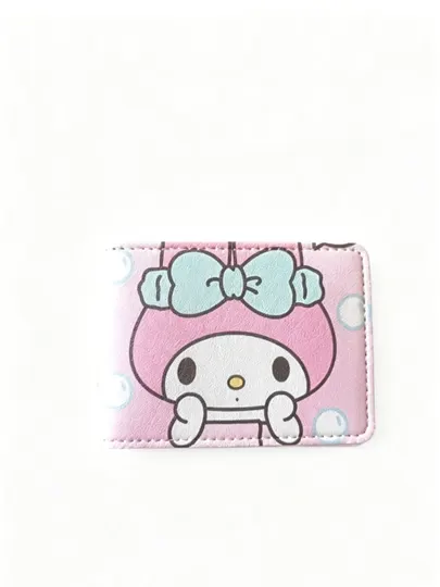 Аниме-кошелек для девочек Sanrio, Melody, Cinnamoroll, Kuromi, Purin