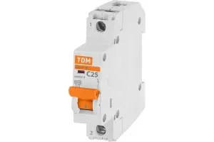 Автоматический выключатель ВА47-29 1P 25А 4,5кА C (1шт.) TDM (SQ0206-0076)