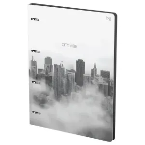 Тетрадь на кольцах А4, 120л., BG "City", картон, матовая ламинация