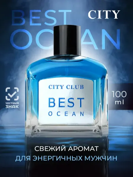 CITY PARFUM Туалетная вода мужская City Club Ocean 100 мл
