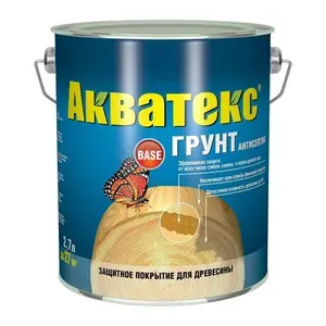 Защитный грунт-антисептик для древесины Акватекс (2,7л)