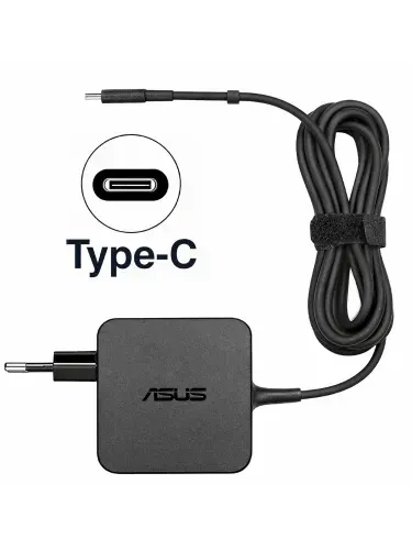 Зарядное устройство для ноутбука Asus, GX701LV, 20V - 3.25A, (Штекер: Type-C) 65 Вт Квадратный