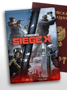 Обложка на паспорт игра Rainbow six siege Tom Clancy s