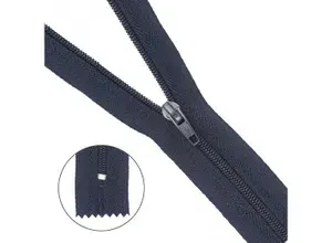 Молния брючная №4 замок автомат, 20см н/р цв. темно-синий MaxZipper