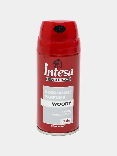 Дезодорант-спрей для мужчин Intesa Classic Red древесный, 150 мл