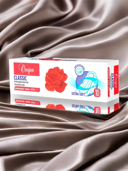 Прокладки женские гигиенические "ONAJON Classic" Super, 10 шт