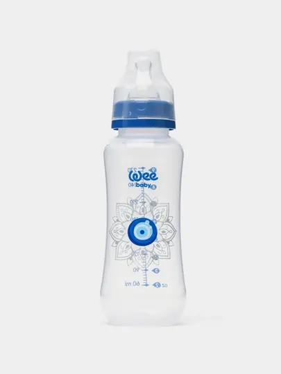 Детская бутылка для кормления WeeBaby Classic, с оберегом от сглаза, 270 мл