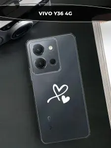 Чехол на Виво Y36 4G, прозрачный
