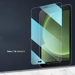 Защитное закалнное противоударное стекло на экран MyPads Forti Glass, для планшета Samsung Galaxy Tab Active 5 X306B, из качественного японского материала премиум-класса с олеофобным покрытием MyPads