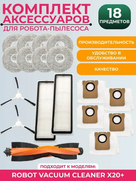 Mituroom Комплект аксессуаров для пылесоса Xiaomi Vacuum Cleaner X20+