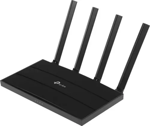 Беспроводной Wi-Fi роутер (маршрутизатор) TP-Link AX1500, Wi-Fi 6, Гигабитный, Черный