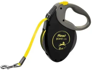 FLEXI GIANT NEON TAPE Флекси ременной поводок-рулетка для крупных собак, 8 м, размер S/M (1 шт)