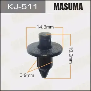 Клипсы крепежные автомобильные Toyota (OEM 90467-07041, 86155-22000, 96057846, M619582) KJ-511, 10 шт.