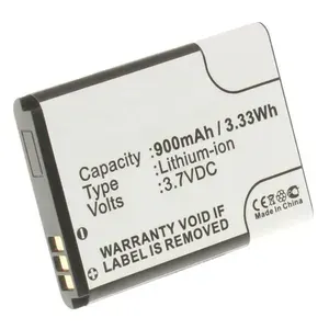 Аккумуляторная батарея iBatt iB-BL-5B-M301 900mAh для телефонов, смартфонов Nokia