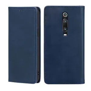 Чехол-книжка MyPads для Xiaomi Redmi K20/K20 Pro/Xiaomi Mi 9T/9T Pro / Сяоми Редми K20,Телячья кожа,закрывающаяся на магнит,синий