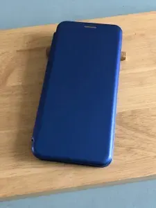 Чехол-книжка на Samsung A30 (A305) (НЕ подходит на A30S) / Чехол книжка для Samsung A20 (A205), гладкая кожа, с визитницей и функцией подставки для просмотра видео