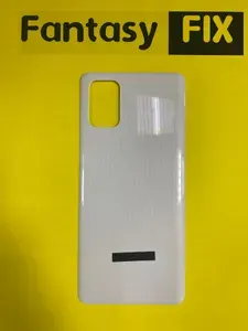 Задняя крышка для Samsung A715F (A71) белая (молочная без перелива)