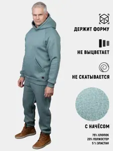 Костюм спортивный ASFASHIONDP теплый зимний на флисе Уцененный товар