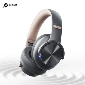 Беспроводные Bluetooth-наушники Picun B8, сереый/золотой