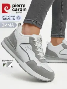 Кроссовки Pierre Cardin зимние утепленные низкие замшевые