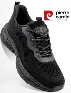Кроссовки Pierre Cardin женские черные спортивные повседневные