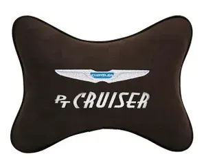 Подушка на подголовник коричневая алькантара CHRYSLER PT Cruiser