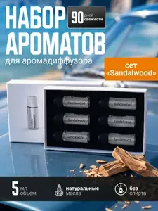 Iaa Ароматизатор автомобильный, Cменный набор ароматов "сет Sandalwood", 5 мл
