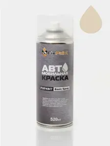 Краска NISSAN, код D16, ORY, автомобильная эмаль FixPaint Spray в аэрозольном баллончике 520 мл