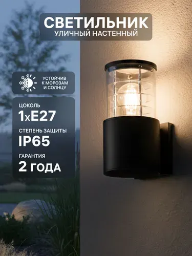 Светильник уличный под лампу настенный всепогодный Duwi, IP65