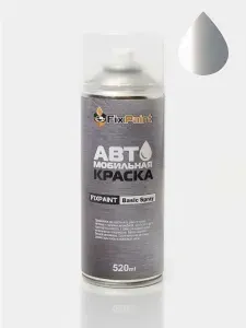 Краска NISSAN QASHQAI, код K54 , URBAN SILVER, автомобильная эмаль FixPaint Spray в аэрозольном баллончике 520 мл