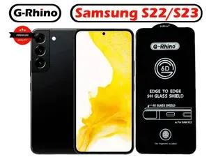 Защитное стекло G-Rhino на Samsung Galaxy S22 и Galaxy S23 Ультратонкое