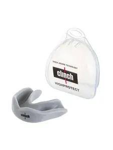 Капа одночелюстная Clinch Competition Single Layer Mouthguard серая (детская)