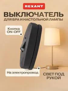 REXANТ Выключатель одноклавишный для светильника