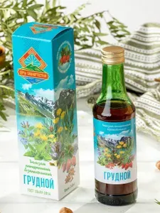 Бальзам ДАРЫ БАШКОРТОСТАНА натуральный безалкогольный "Грудной", "Бальзам фирменный №5", на основе трав, 240 гр.