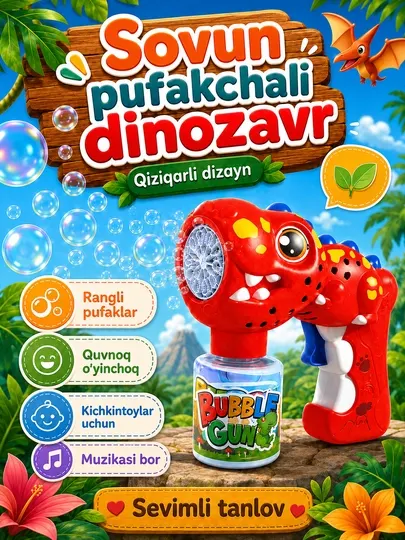 Игрушка для создания мыльных пузырей для детей