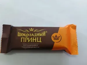 Конфеты вафельные глазированные "Шоколадный принц" 1кг.