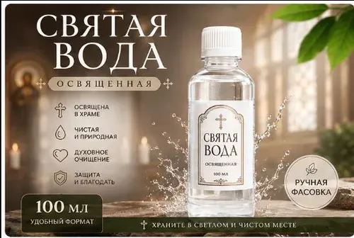 Святая вода из источника Серафима Саровского 1000 мл