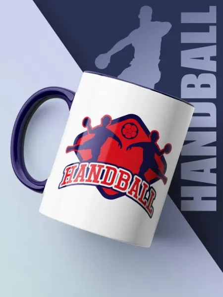 Favorit Club Кружка Гандболист Мяч Ворота Спорт Игрок Динамика Handball