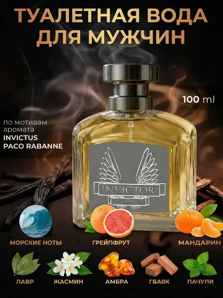 Neo Parfum Туалетная вода для мужчин 100мл Инвиктор CLUB Invictus Paco